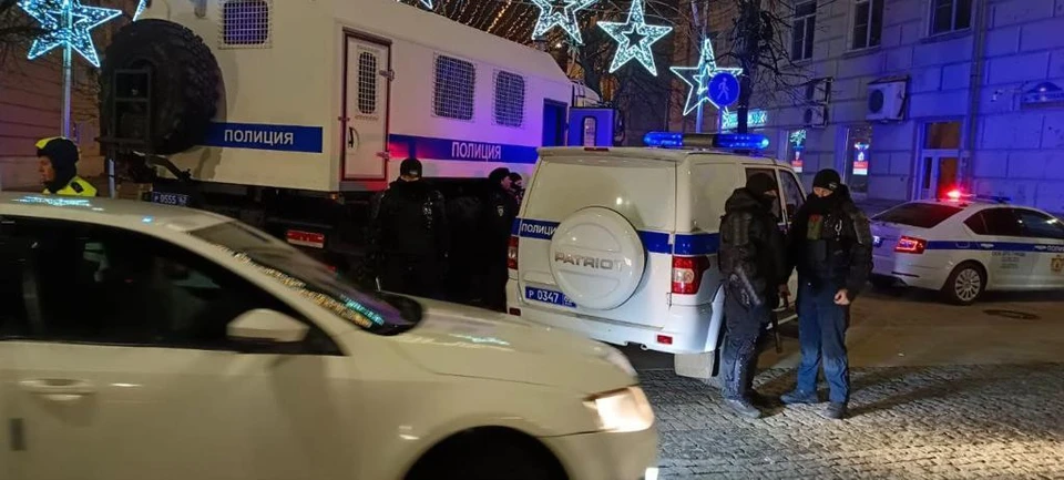 Рейд полиции 3 ноября на улице Почтовой.