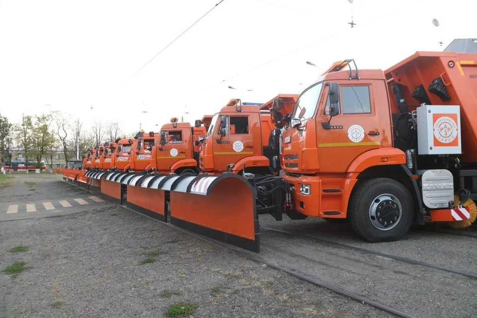 В Краснодаре подготовили 46 снегоуборочных машин Фото: t.me/emnaumov