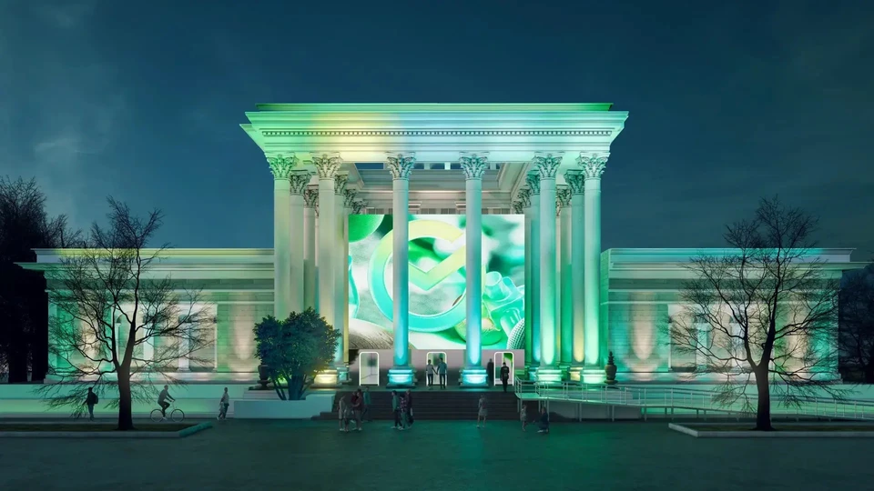 Экспозиция банка находится в павильоне № 2 ВДНХ возле фонтана «Дружба народов»/ Фото: russia.sber.ru