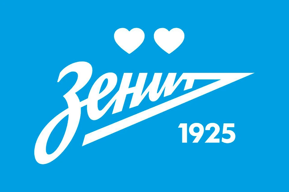 Вместо звезд на логотипе клуба появились сердца. Фото: ФК «Зенит»
