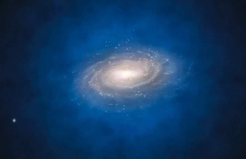 На краю Вселенной обнаружен двойник нашей галактики. Фото: L. Calcada/ESO