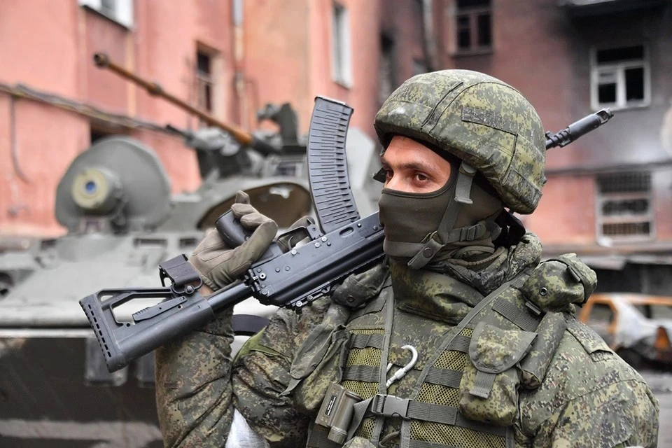 Российские военные защищают свои рубежи