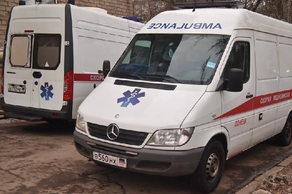 Ранения получили двое сотрудников скорой медицинской помощи в Донецке. Фото (архив): ТГ/Пушилин