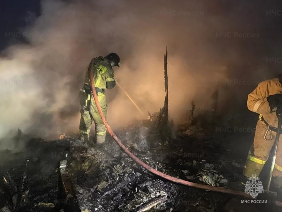 На пожаре в Алексинском районе погиб несовершеннолетний мальчик