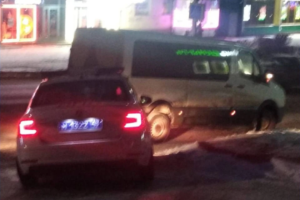 Микроавтобус заметили в районе автовокзала. Фото: vk.com/mintrans_43