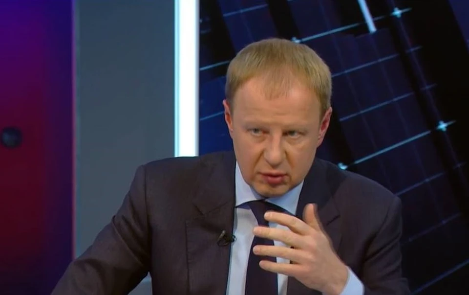 Прямая линия Виктора Томенко 2023. Скриншот прямой трансляции