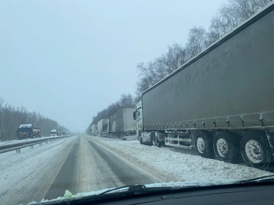 В Ульяновской области 24 ноября закрыли для автобусов и грузовиков трассу Р-228