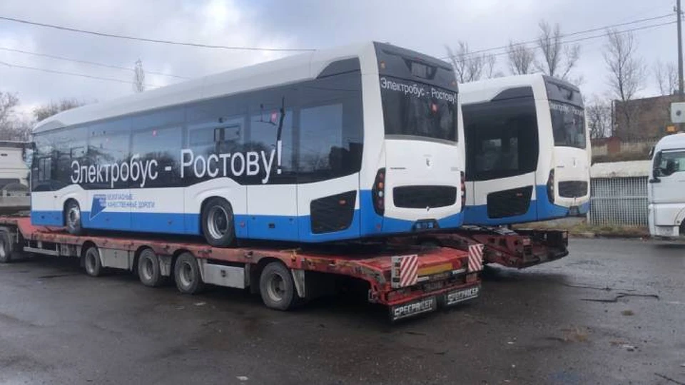 Для донской столицы приобрели новые электробусы. Фото: пресс-служба администрации Ростова