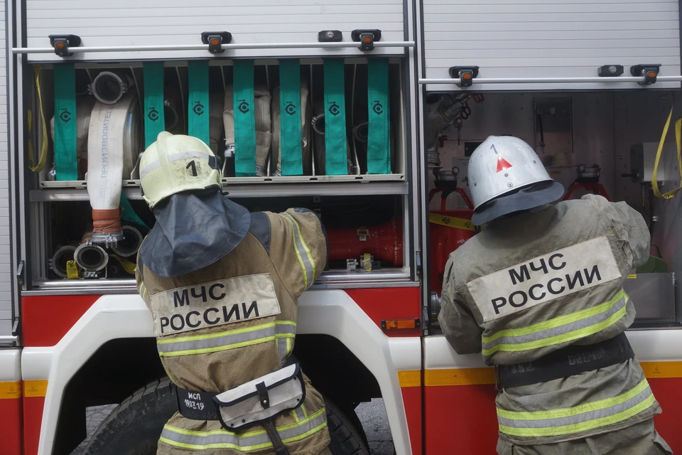 Огнем было охвачено 24 кв. метра