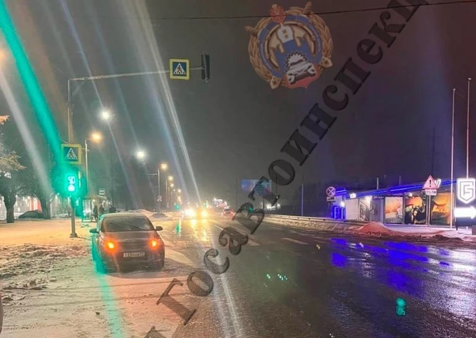 В Туле на Одоевском шоссе пьяный водитель автомобиля Kia сбил пешехода