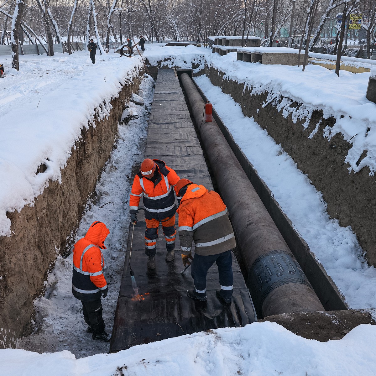 План ремонтов теплосетей в Красноярске прирос новыми участками - KP.RU