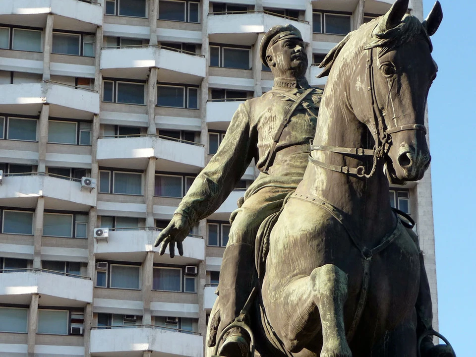 Памятник Котовскому в Кишиневе является одной из лучших конных статуй в Европе.