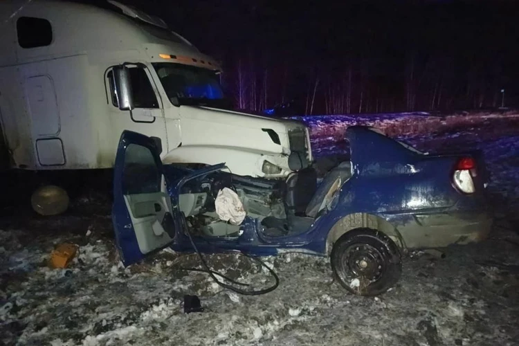 Двое детей погибли в страшном ДТП с грузовиком на трассе под Новосибирском