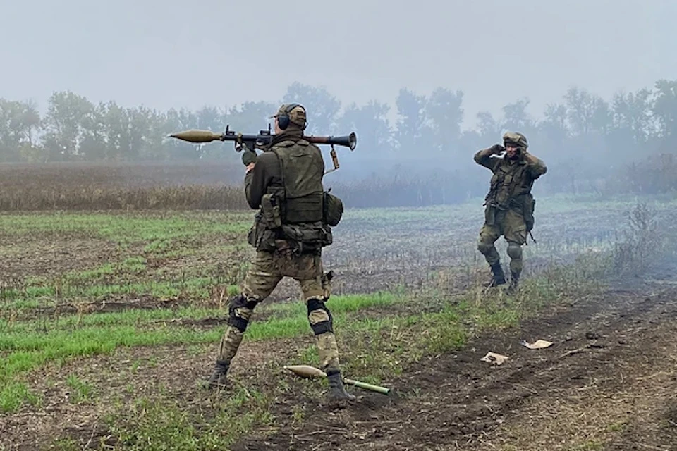 Российские военные защищают свои рубежи