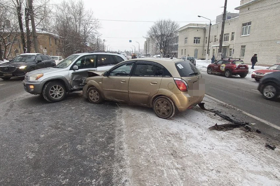 В ДТП пострадала водитель "Киа" Фото: отдел ГИБДД УМВД России по г. Твери