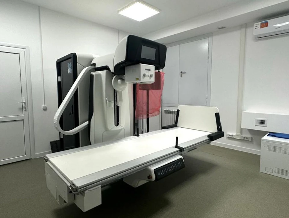 Новый рентген-аппарат в Боровской больнице позволяет получить отличное качество снимков для анализа здоровья пациентов