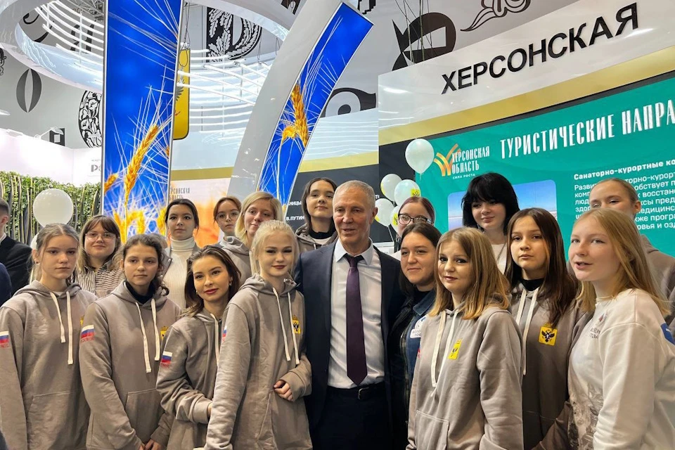 Владимир Сальдо открыл День Херсонской области на выставке "Россия" Фото: ТГ-канал Владимира Сальдо