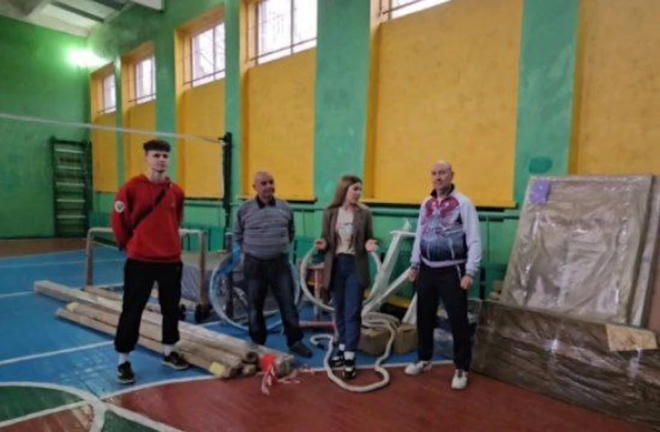 В Григорьевскую школу привезли современный спортинвентарь Фото: министерство образования Херсонской области.