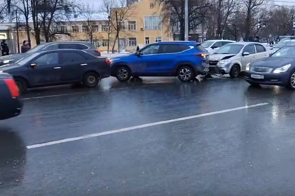 Массовая авария в Нижнем Новгороде.