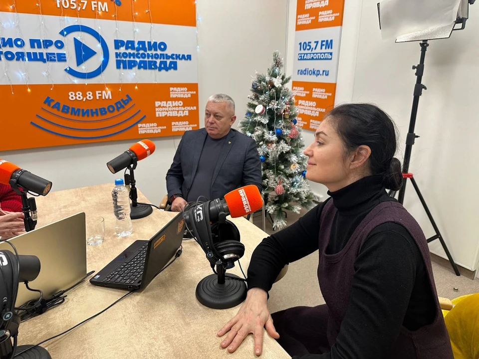 Представители театра драмы им. М.Ю. Лермонтова побывали в студии Радио «Комсомольская правда»