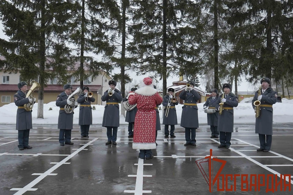 Тульские росгвардейцы сняли новогодний клип