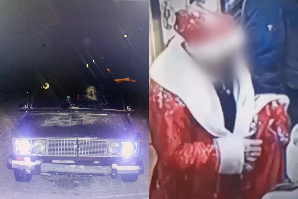 Мужчина в костюме Деда Мороза угнал авто в Иркутской области