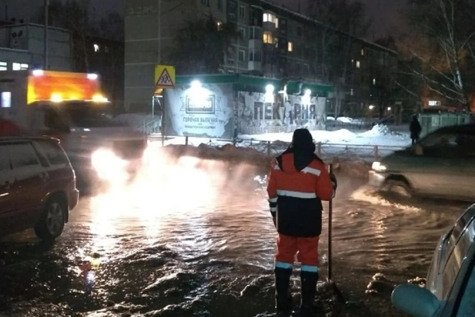 Тепло вернулось в 400 домов после коммунальной аварии в Новосибирске. Фото: предоставлено Анастасией Подгорной