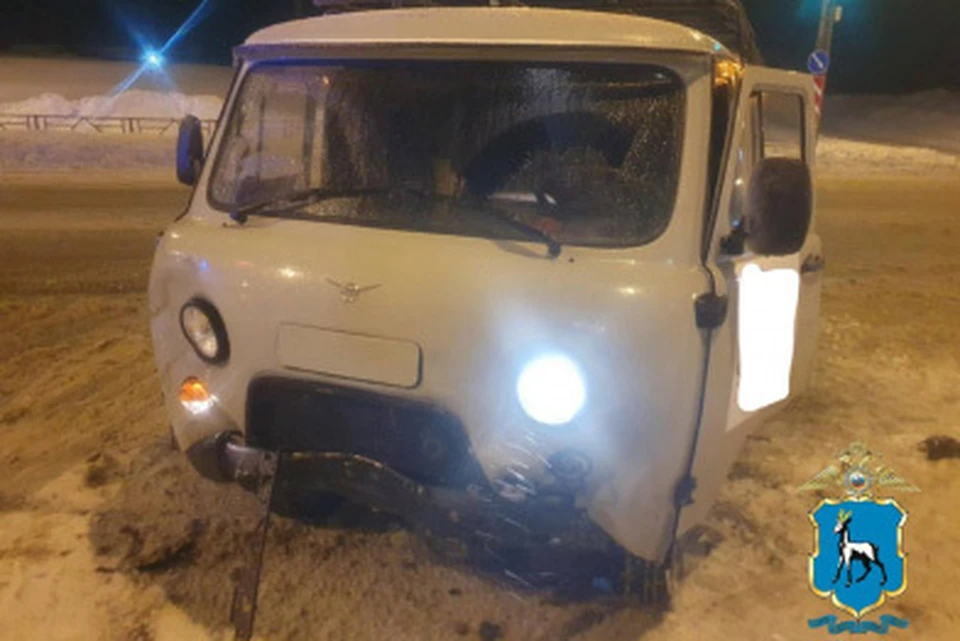 В результате аварии пострадал сам нарушитель ПДД.