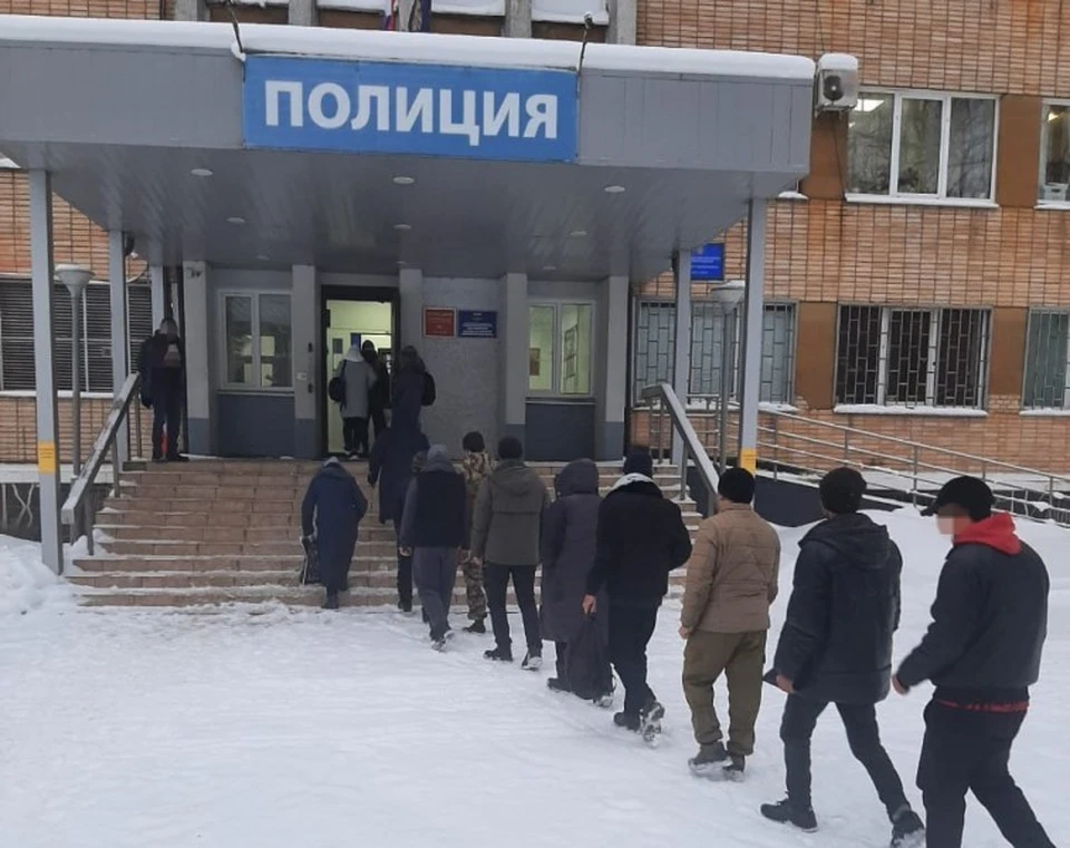 В Обнинске задержали 54 мигранта