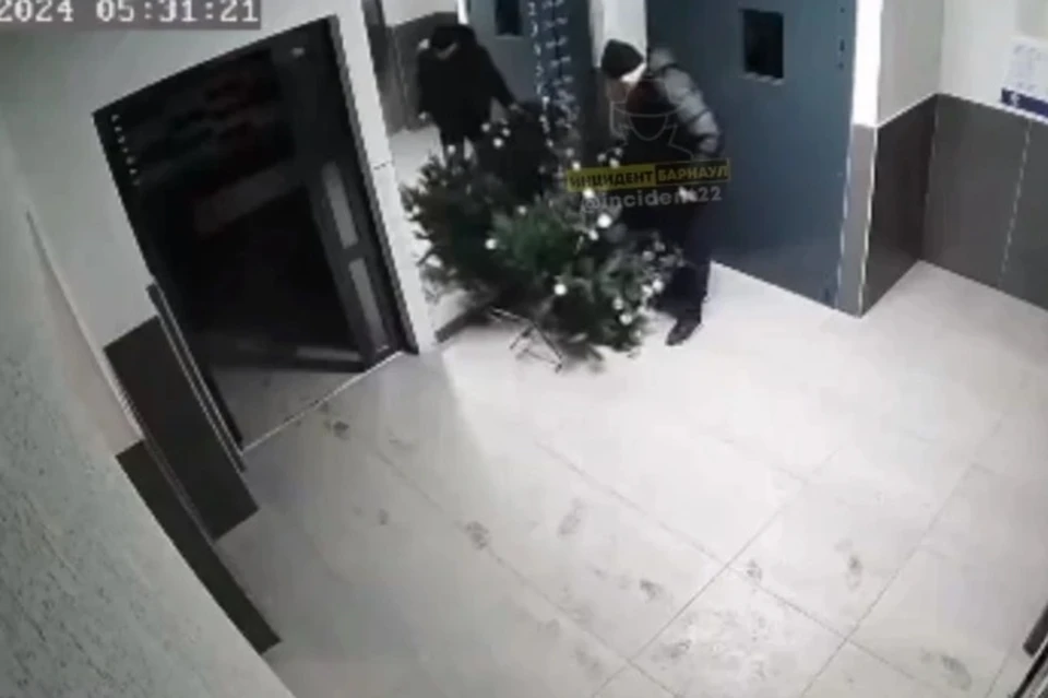 Скриншот видео "Инцидент Барнаул"
