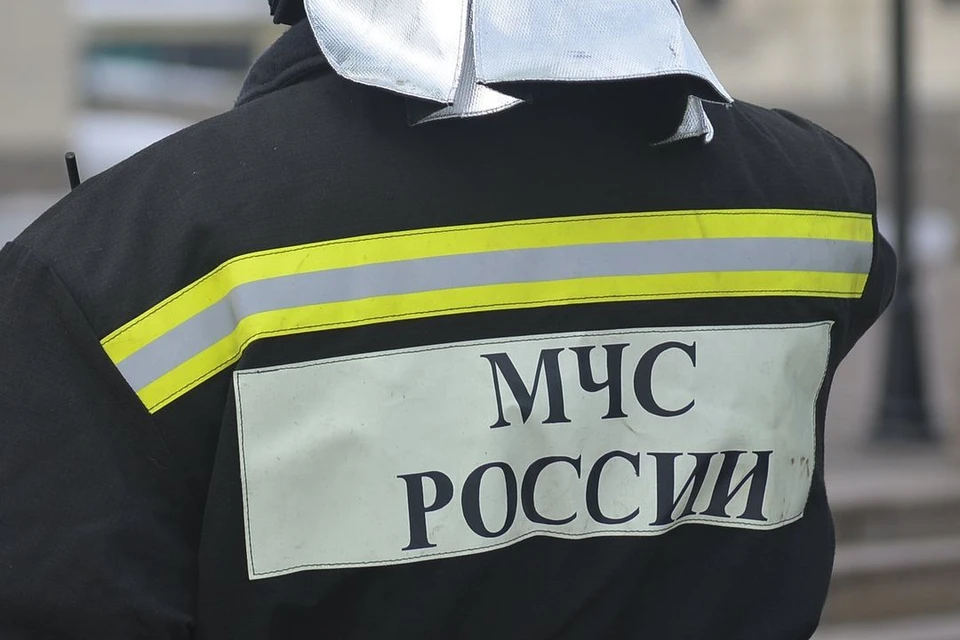 На место выезжали пожарные.