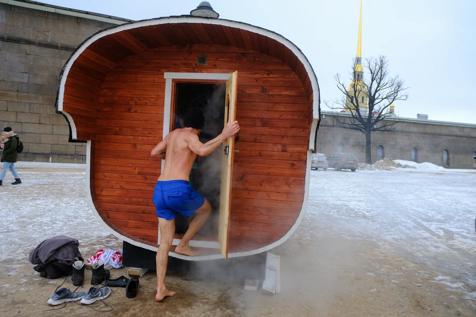 В Петербурге ремонтируют бани.