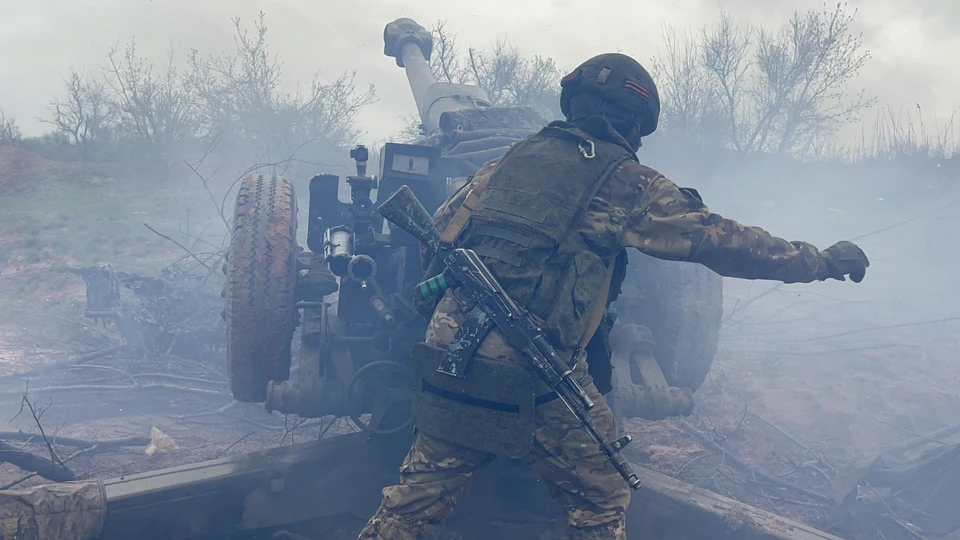 В ходе контрбатарейной борьбы российские военные уничтожили американскую гаубицу ВСУ,