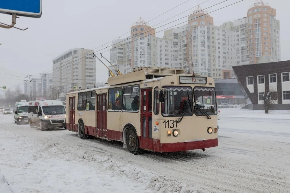 Троллейбусы курсируют по измененным маршрутам из-за модернизации контактных сетей