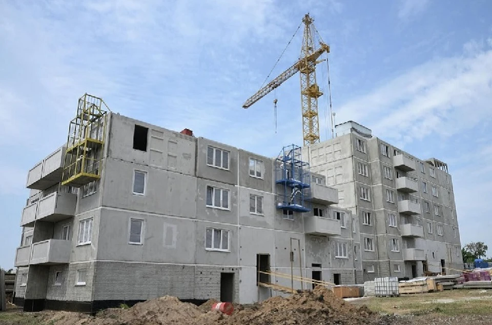 В 2024 году в донецком регионе намереваются построить более 400 тысяч квадратных метров жилья. Фото: Минстрой ДНР