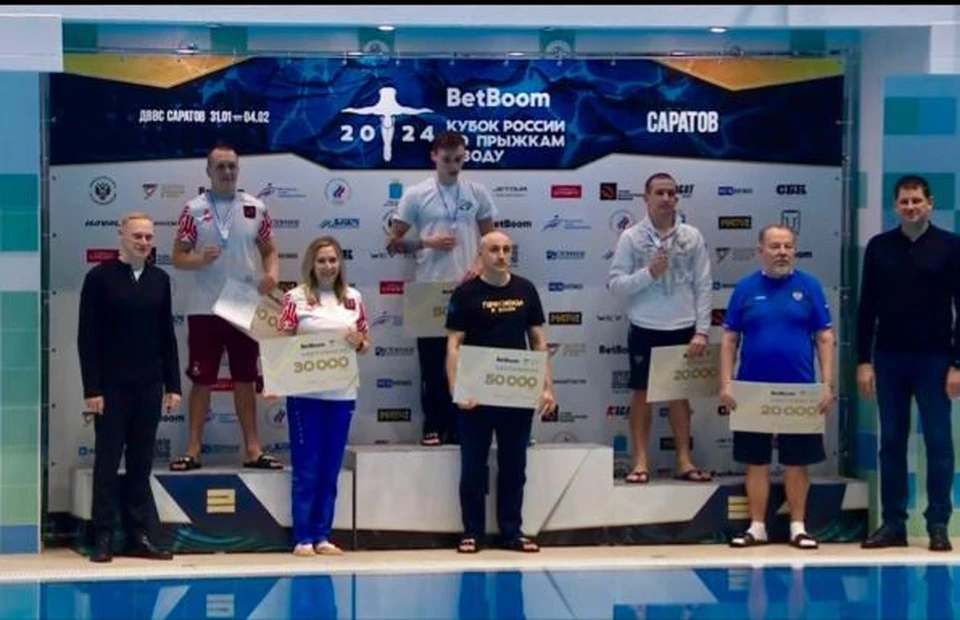 Фото: Два Саратовских спортсмена взяли бронзовую медаль на Кубке России по прыжкам в воду