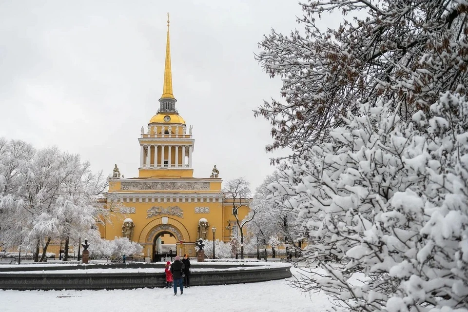 Небольшой снег пройдет в Петербурге в понедельник, 5 февраля.