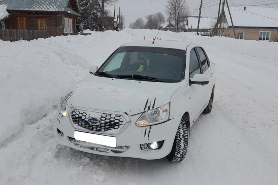 Авария произошла днем 2 февраля. Фото: ГИБДД Кировской области