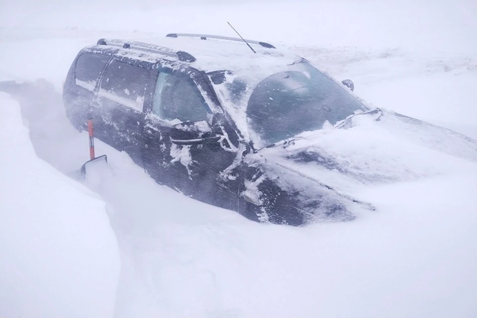 Машины на самарских трассах попали в снежный плен / Фото: vk.com/sp.dorpatrul