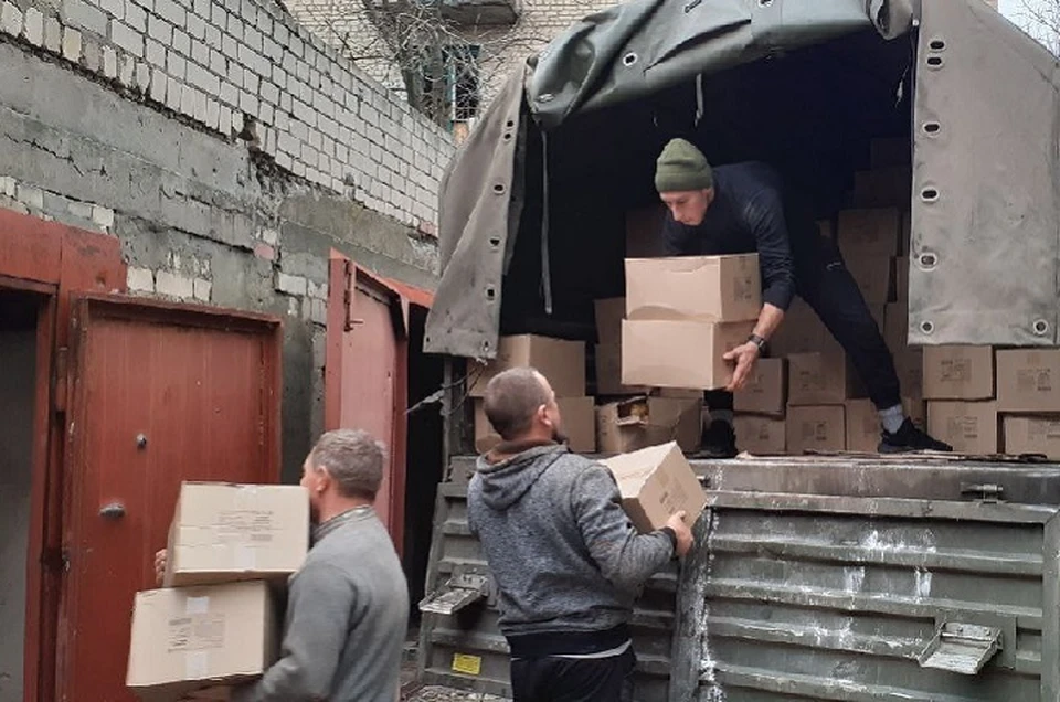 Южноуральцы отправят новую партию гуманитарной помощи на Донбасс. Фото (архив): ТГ/Колягин