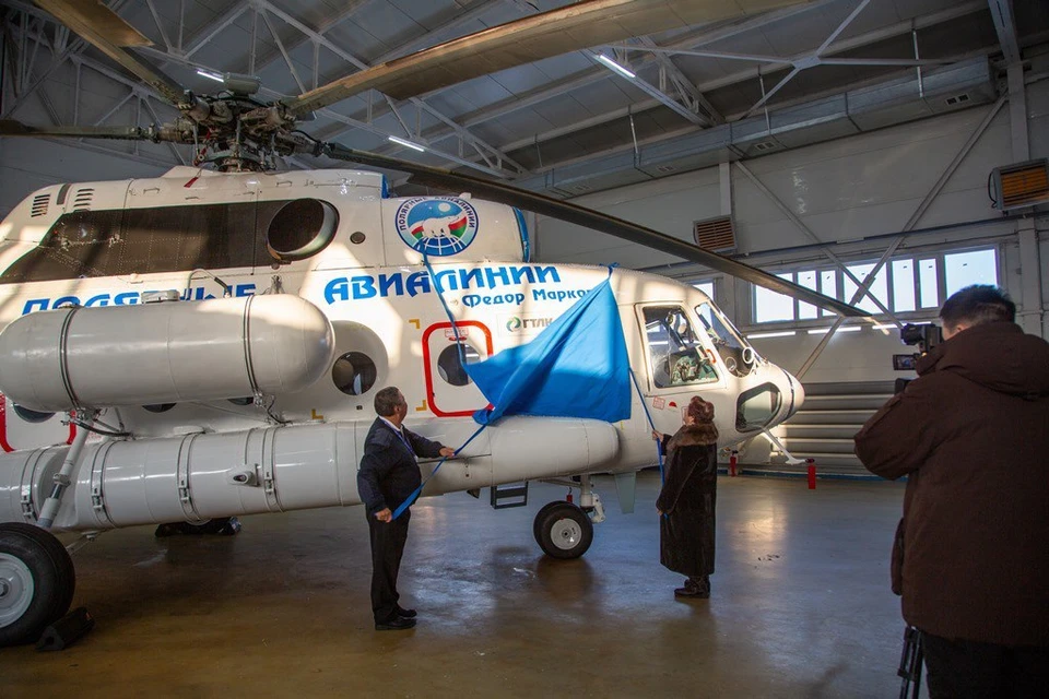Ми-8 был произведен в 2023 году на Казанском вертолетном заводе. Фото: Минтранс Якутии