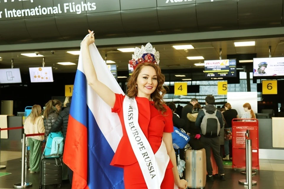 Роза Гадиева предстанет перед жюри в костюме принцессы Сююмбике. Фото: пресс-служба аэропорта Казани