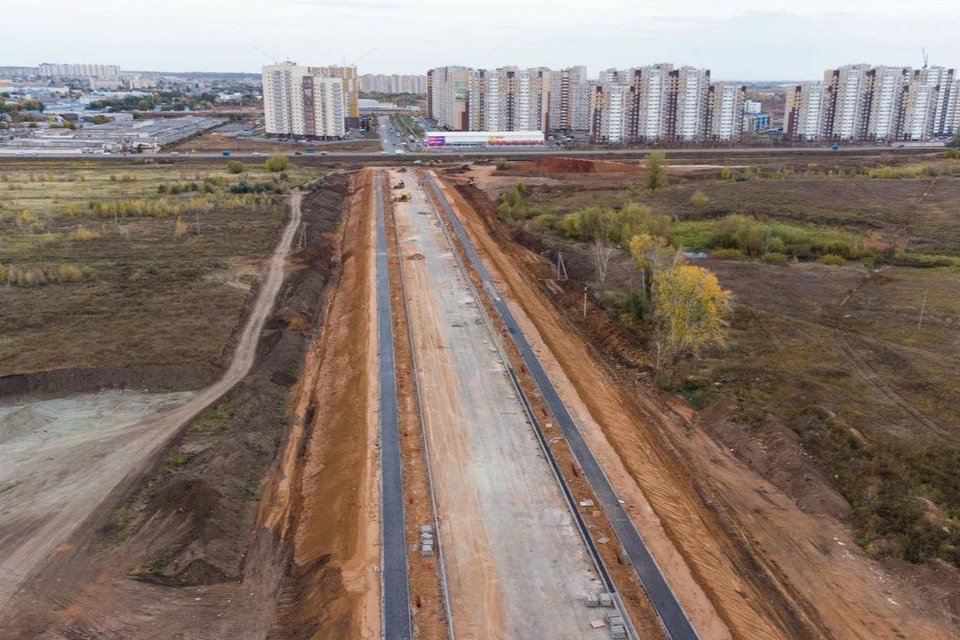 Примыкания к ул. Степана Разина и Загородному шоссе должны сделать до конца 2025 года. Фото: ТГ-канал Дениса Паслера