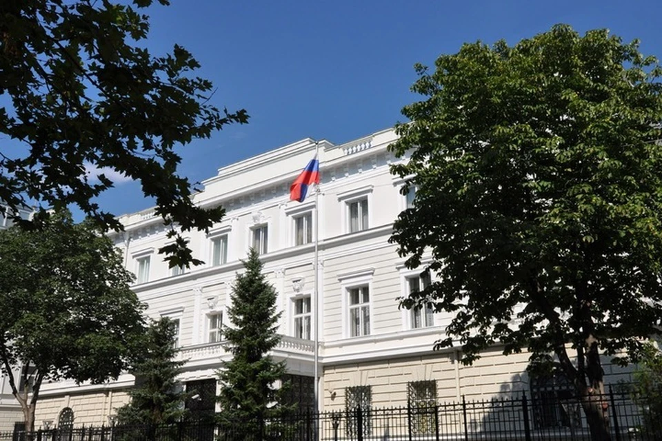 Здание посольства России в Австрии Фото: пресс-служба посольства России в Австрии