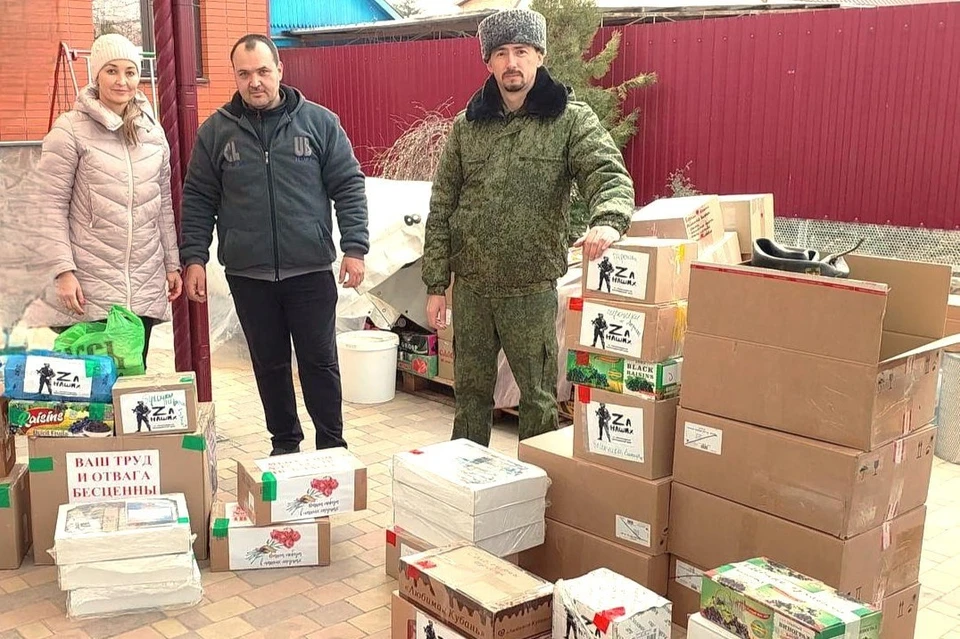 Более 100 тонн гуманитарной помощи передали кубанские казаки в зону СВО Фото: пресс-служба администрации Краснодарского края