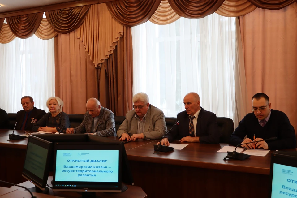 На втором круглом столе свое мнение вместе с представителями Общественной палаты города Владимира высказали ученые. Фото со страницы Дмитрия Жученко в ВК.