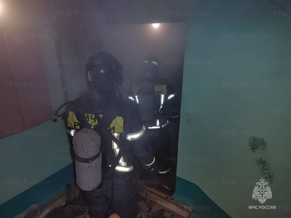 30 человек эвакуировали из горящей многоэтажки на улице Вильямса в Туле