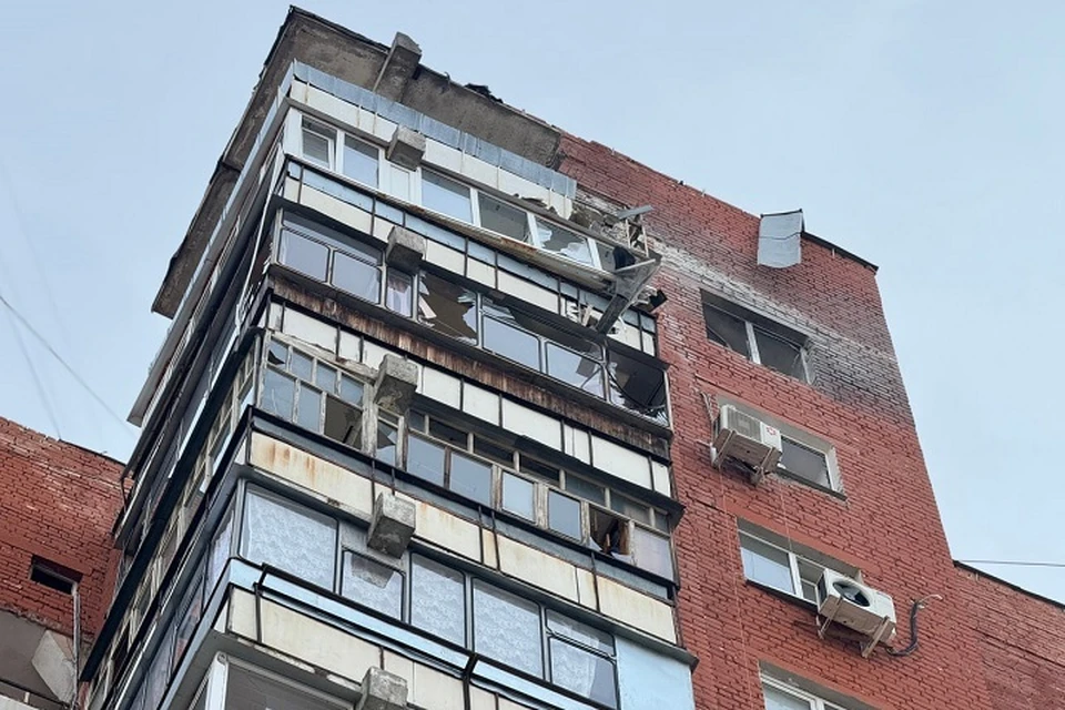 В Белгороде в результате воздушной атаки ВСУ 21 марта повреждены шесть многоквартирных домов. ФОТО: странциа Вячеслава Гладкова ВКонтакте