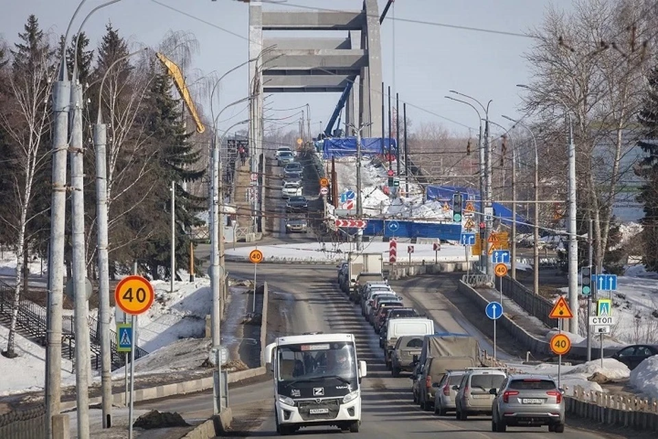 Волжский мост в Рыбинске будет перекрыт для проезда транспорта 23 по 27 марта.