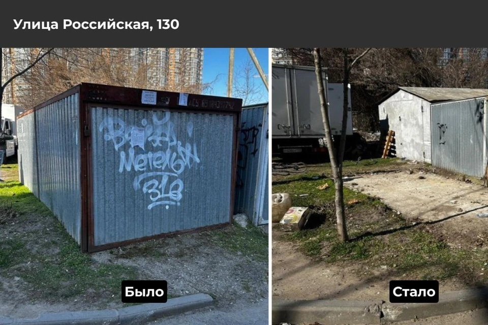 65 незаконных гаражей и ларьков демонтировали за два месяца в Краснодаре Фото: пресс-служба городской администрации